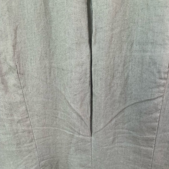 Address Maggy 100% linen dress in size 12, button down quarter sleeve - Picture 4 of 14